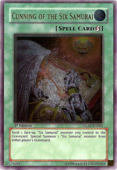 Cunning of the Six Samurai [GLAS-EN061] Ultimate Rare 