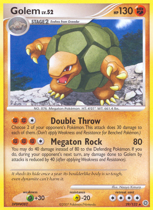 Golem (29/132) [Diamond &amp; Pearl: Secret Wonders] 