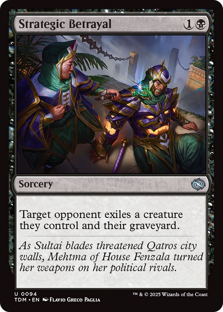 Strategic Betrayal [Tarkir: Dragonstorm] 