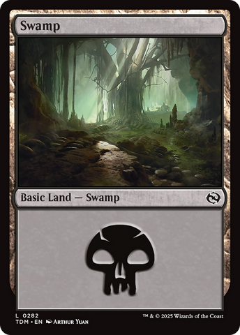 Swamp (0282) [Tarkir: Dragonstorm] 