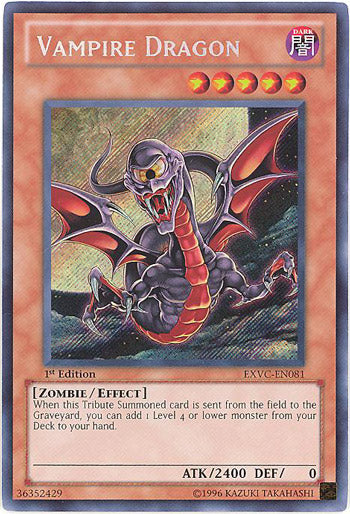 Vampire Dragon [EXVC-EN081] Secret Rare 