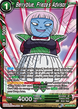 Berryblue, Frieza's Advisor (Uncommon) (BT13-080) [Supreme Rivalry] 
