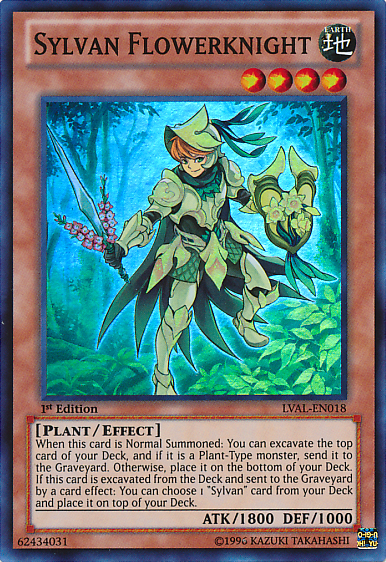 Sylvan Flowerknight [LVAL-EN018] Super Rare 