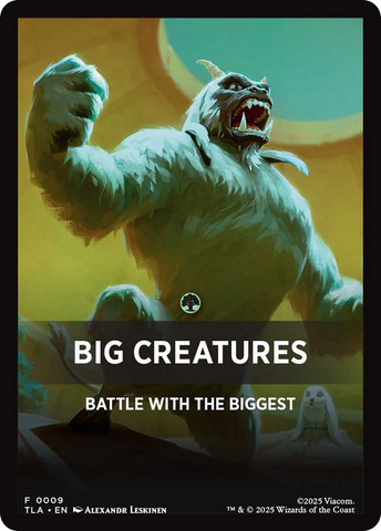 Big Creatures Theme Card [Avatar: The Last Airbender] 