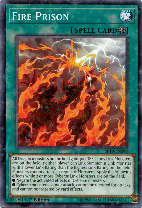Fire Prison [SP18-EN043] Starfoil Rare 