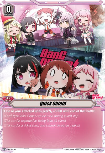 Quick Shield (BanG Dream!) (V-PR/0350) [V Promo Cards]