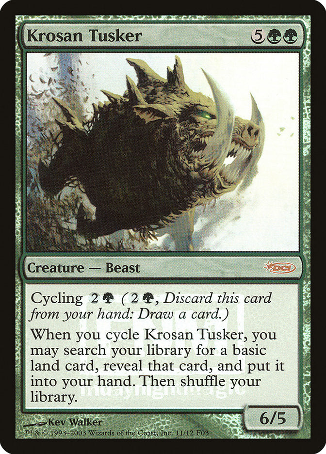 Krosan Tusker [Friday Night Magic 2003] 