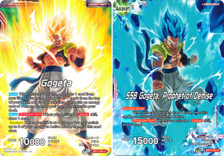 Gogeta // SSB Gogeta, Prophet of Demise (BT11-001) [Vermilion Bloodline 2nd Edition] 