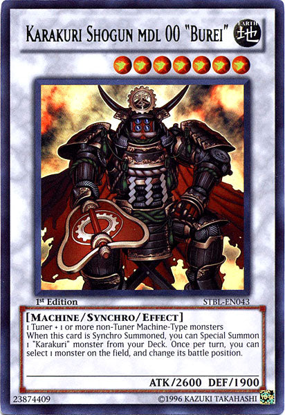 Karakuri Shogun mdl 00 Burei [STBL-EN043] Ultra Rare 