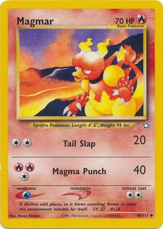 Magmar (40/111) [Neo Genesis Unlimited] 