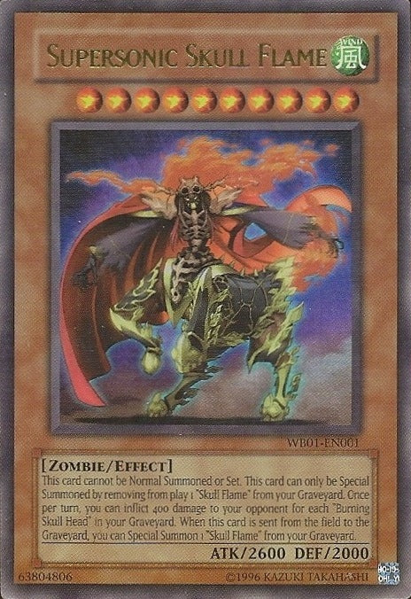 Supersonic Skull Flame [WB01-EN001] Super Rare 