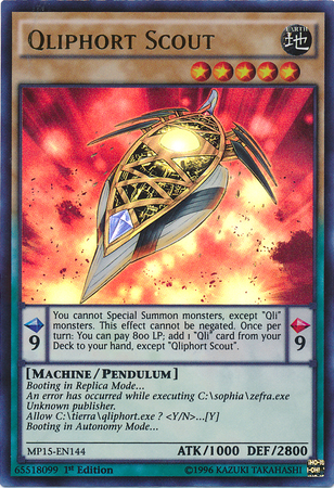 Qliphort Scout [MP15-EN144] Ultra Rare 