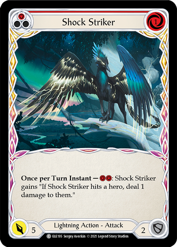 Shock Striker (Red) [ELE195] (Tales of Aria) 1st Edition Normal 