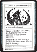 Avacyn's Collar, the Symbol of Her Church [Mystery Booster 2 Playtest Cards] 