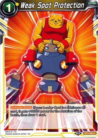 Weak Spot Protection (BT7-095) [Assault of the Saiyans] 