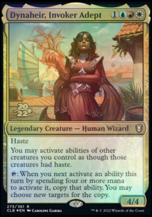 Dynaheir, Invoker Adept [Commander Legends: Battle for Baldur's Gate Prerelease Promos]