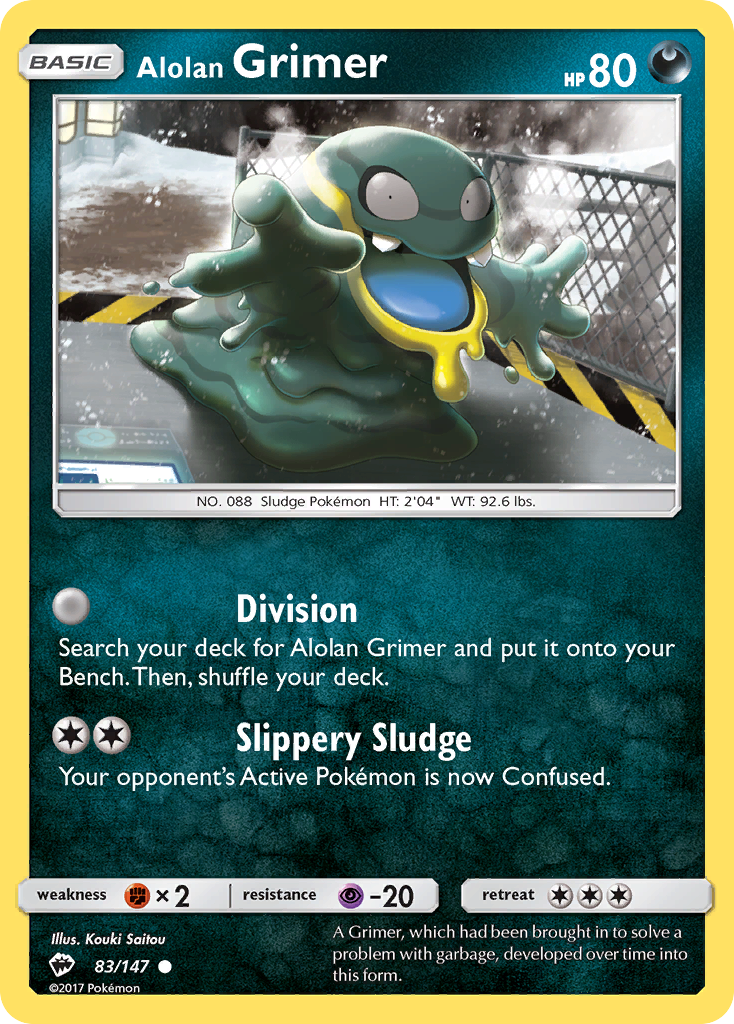 Alolan Grimer (83/147) [Sun &amp; Moon: Burning Shadows] 