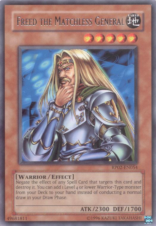 Freed the Matchless General [RP02-EN054] Rare 