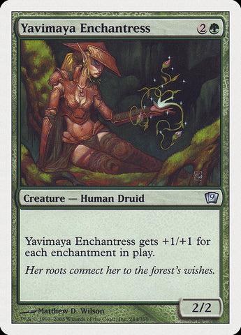 Yavimaya Enchantress [Ninth Edition] 