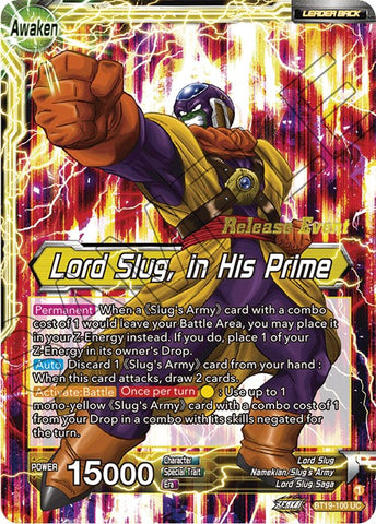 Lord Slug // Lord Slug, in His Prime (Fighter's Ambition Holiday Pack) (BT19-100) [Tournament Promotion Cards] 