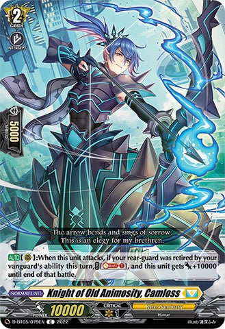 Knight of Old Animosity, Camloss (D-BT05/079EN) [Triumphant Return of the Brave Heroes] 
