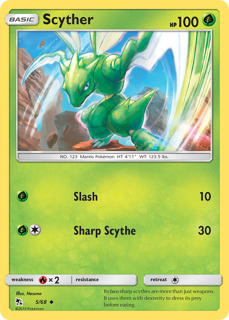 Scyther (5/68) [Sun &amp; Moon: Hidden Fates] 