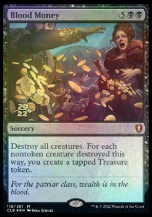 Blood Money [Commander Legends: Battle for Baldur's Gate Prerelease Promos] 