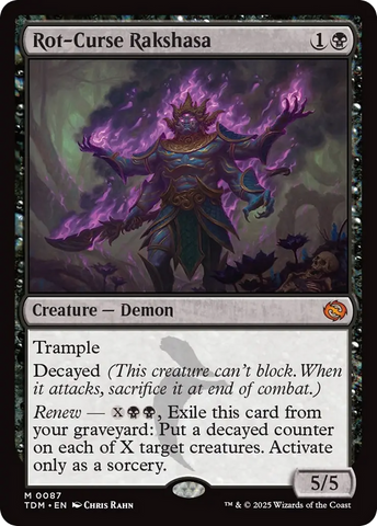 Rot-Curse Rakshasa [Tarkir: Dragonstorm] 