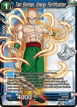 Tien Shinhan, Energy Fortification (Common) (BT13-045) [Supreme Rivalry] 