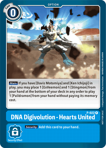DNA Digivolution - Hearts United [P-022] [Promotional Cards] 
