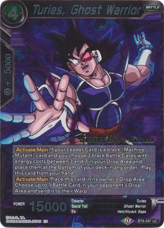 Turles, Ghost Warrior (BT8-097_PR) [Malicious Machinations Prerelease Promos] 