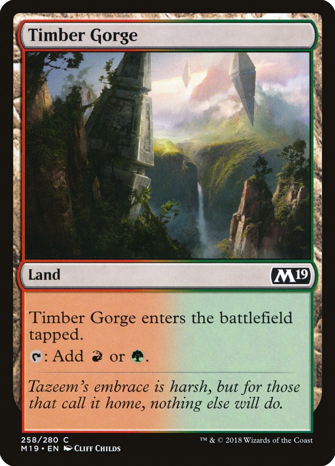Timber Gorge [Core Set 2019] 