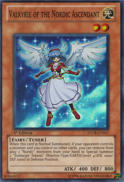 Valkyrie of the Nordic Ascendant [STOR-EN017] Super Rare 