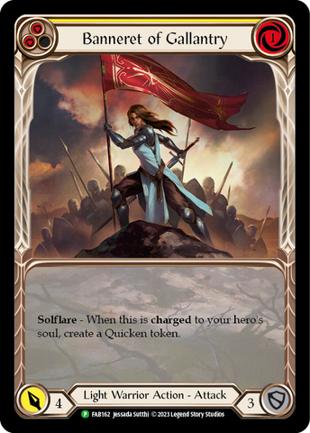 Banneret of Gallantry [FAB162] (Promo) Rainbow Foil 