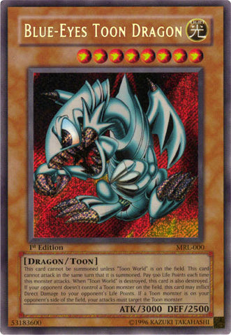 Blue-Eyes Toon Dragon [MRL-000] Secret Rare 