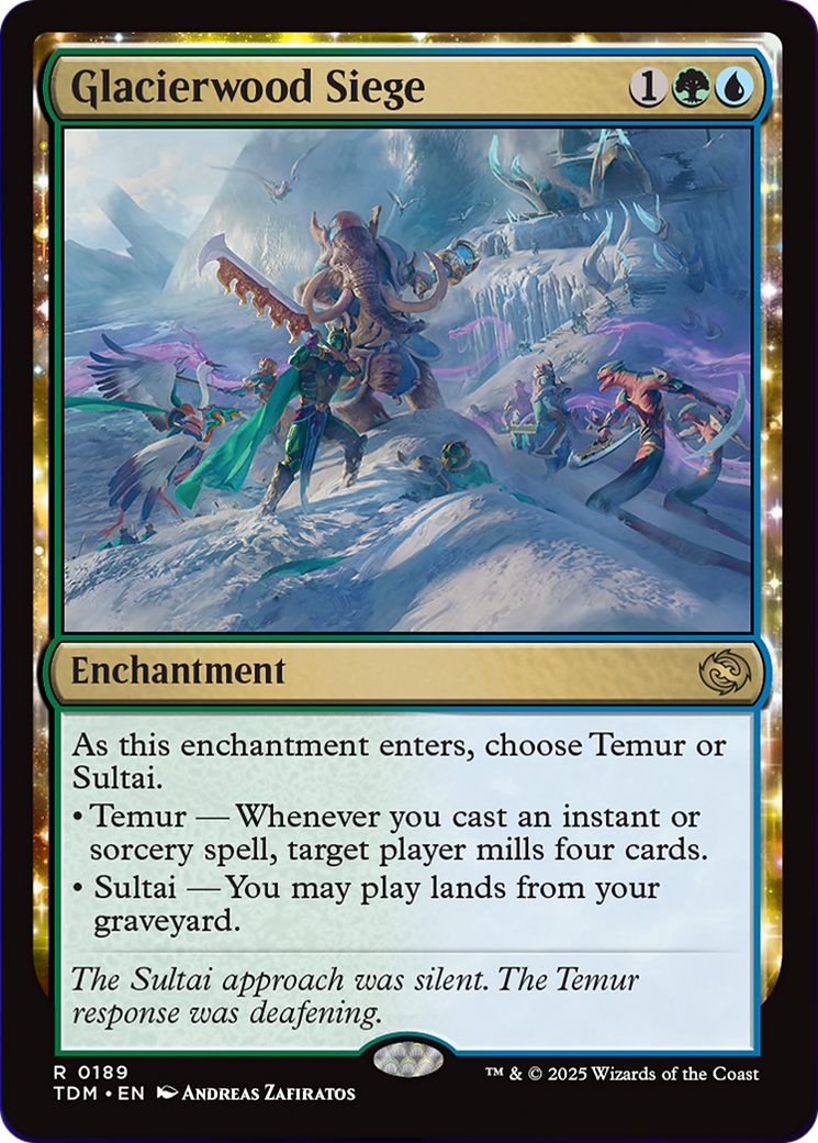 Glacierwood Siege [Tarkir: Dragonstorm] 