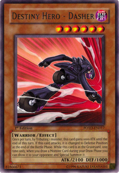 Destiny Hero - Dasher [POTD-EN017] Rare 
