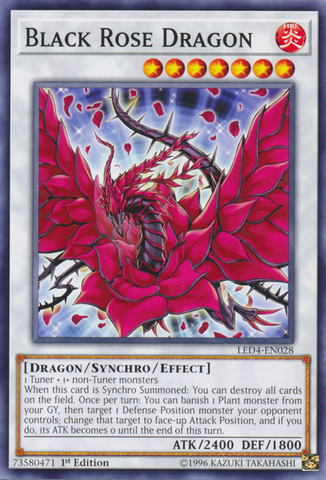 Black Rose Dragon [LED4-EN028] Common 