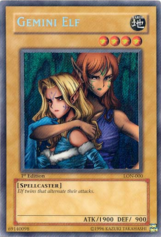 Gemini Elf [LON-000] Secret Rare 