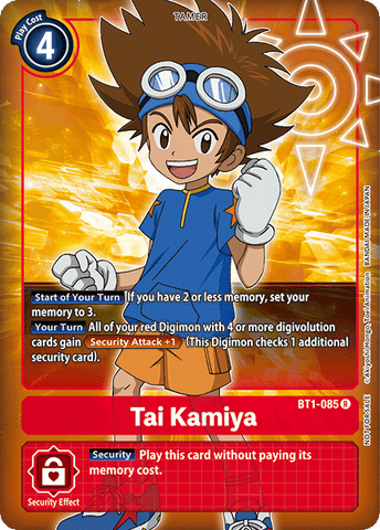 Tai Kamiya [BT1-085] (Buy-A-Box Promo) [Release Special Booster Ver.1.0 Promos] 