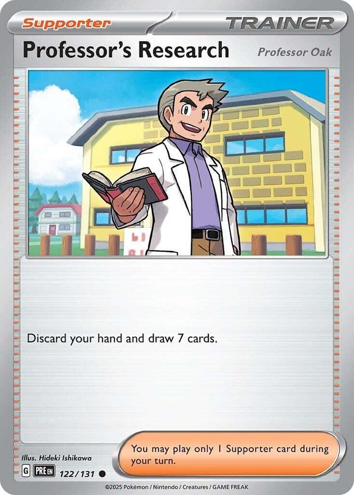Professor's Research (122/131) [Professor Oak] [Scarlet &amp; Violet: Prismatic Evolutions] 