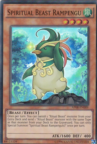 Spiritual Beast Rampengu [AP08-EN009] Super Rare 