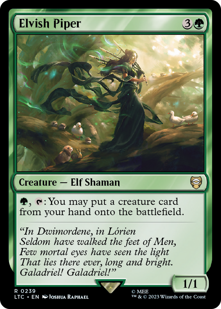 Elvish Piper [The Lord of the Rings: Tales of Middle-Earth Commander] 