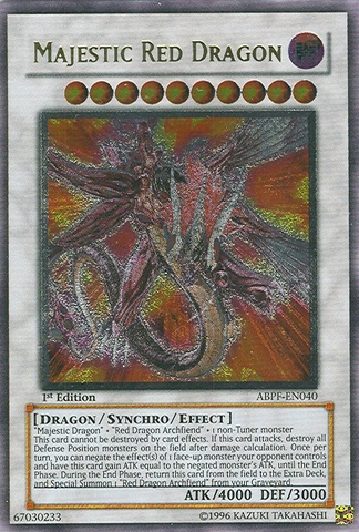 Majestic Red Dragon [ABPF-EN040] Ultimate Rare 