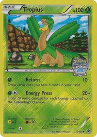 Tropius (5/101) (National Championship Promo) [Black &amp; White: Plasma Blast] 