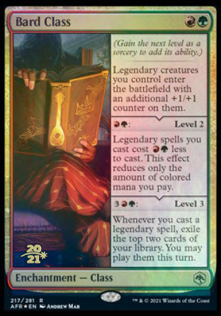 Bard Class [Dungeons &amp; Dragons: Adventures in the Forgotten Realms Prerelease Promos] 