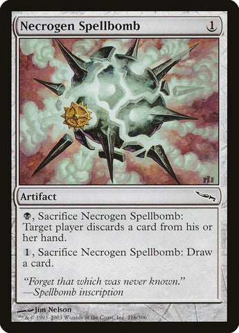 Necrogen Spellbomb [Mirrodin] 