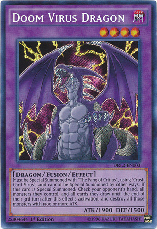 Doom Virus Dragon [DRL2-EN003] Secret Rare 