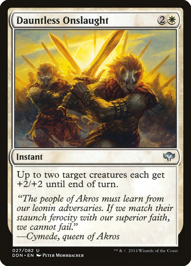 Dauntless Onslaught [Duel Decks: Speed ​​vs. Cunning] 