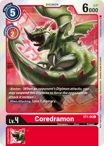 Coredramon [ST1-06] (Event Pack) [Starter Deck: Gaia Red Promos] 